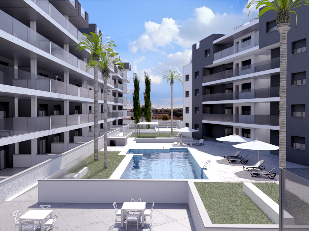 2 Bathroom Apartment in Los Narejos